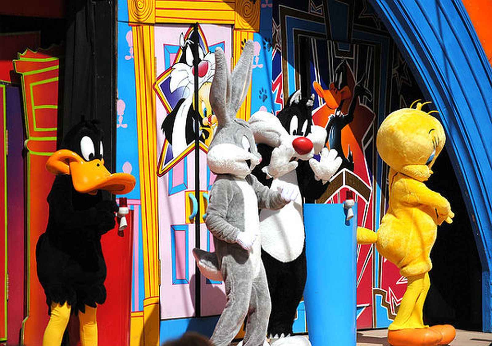 Personajes animación del Parque Warner