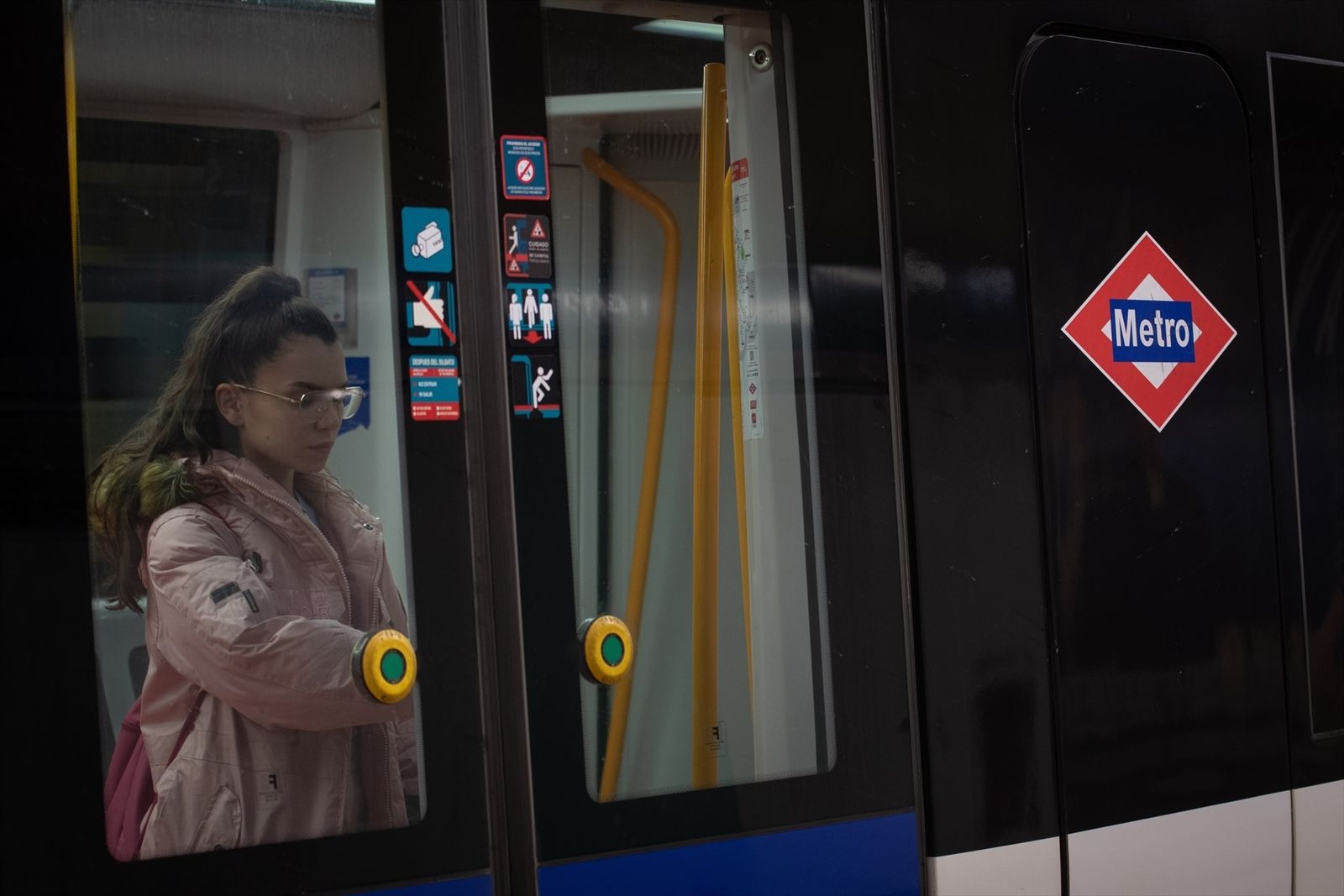 Un usuario de Metro