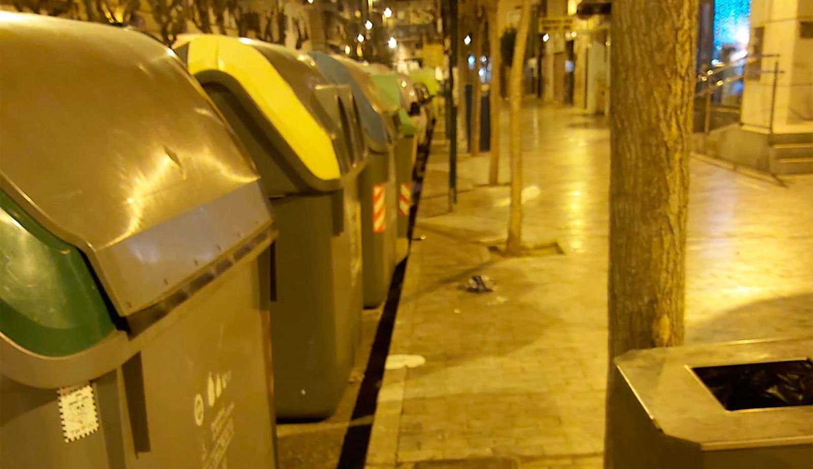 Cubos de basura de la región de Murcia