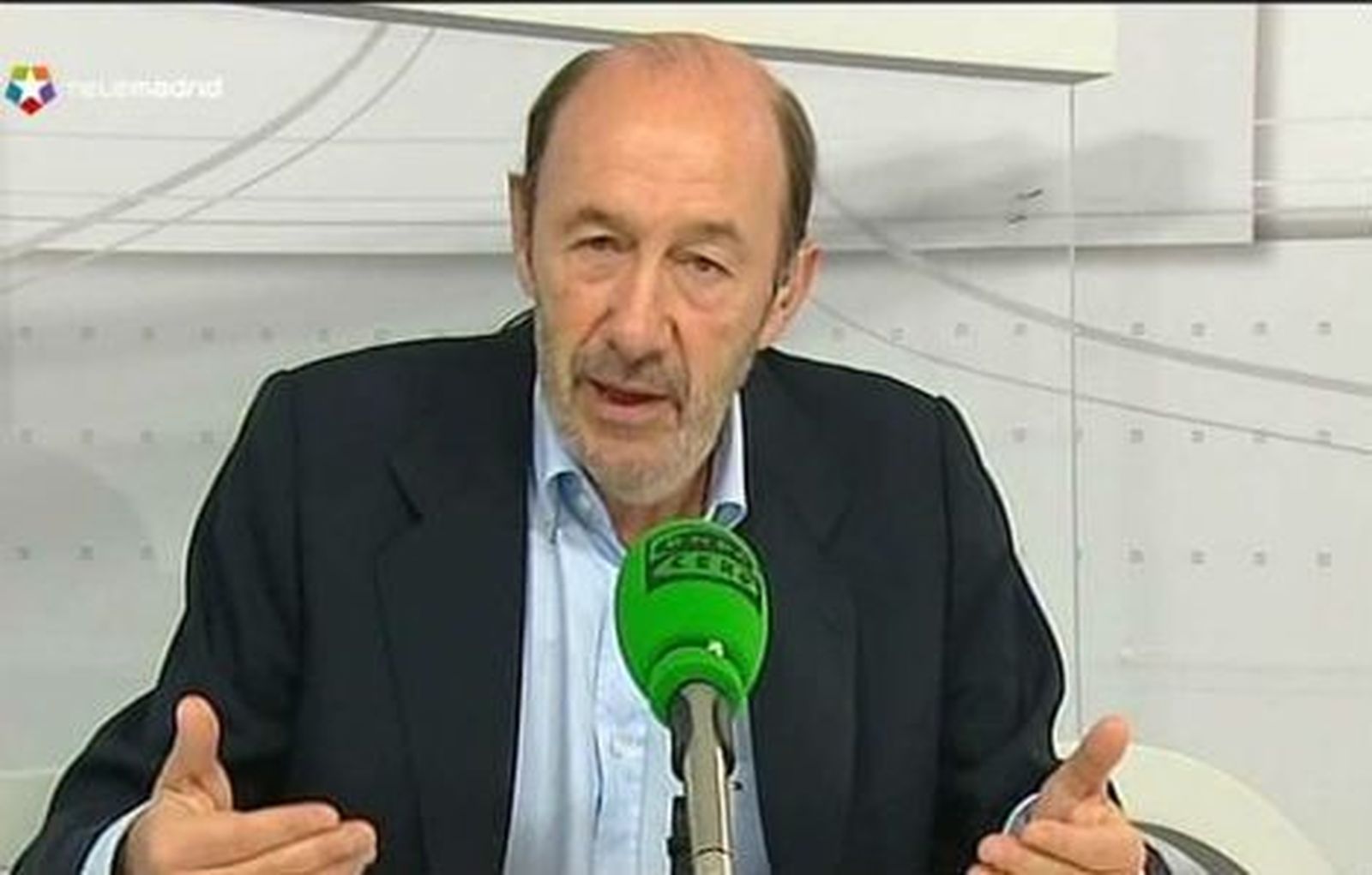 Rubalcaba descarta una gran coalición con el PP mientras él lidere el PSOE