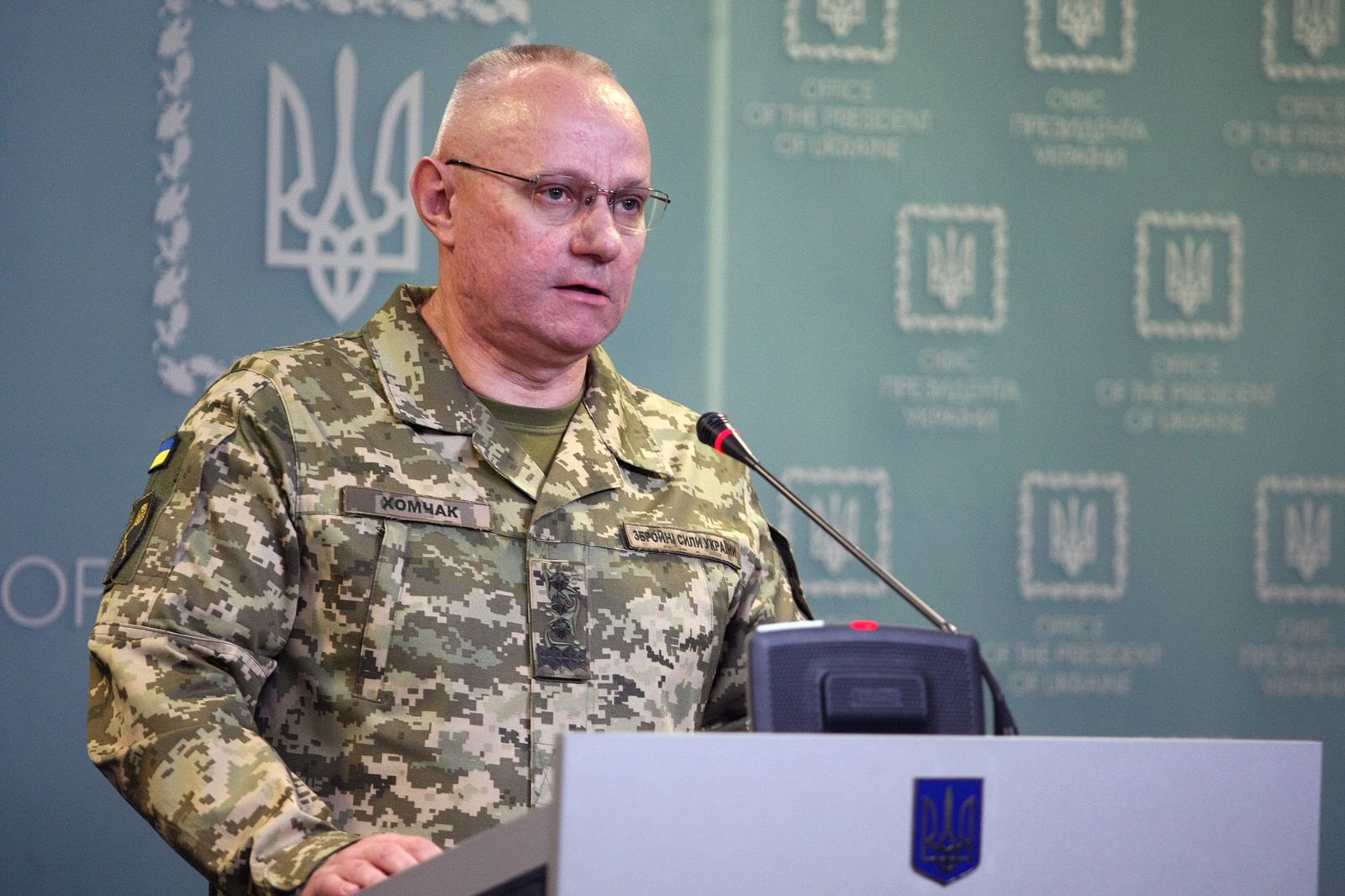 EL Comandante en Jefe de las Fuerzas Armadas ucranianas, Ruslan Khomchak