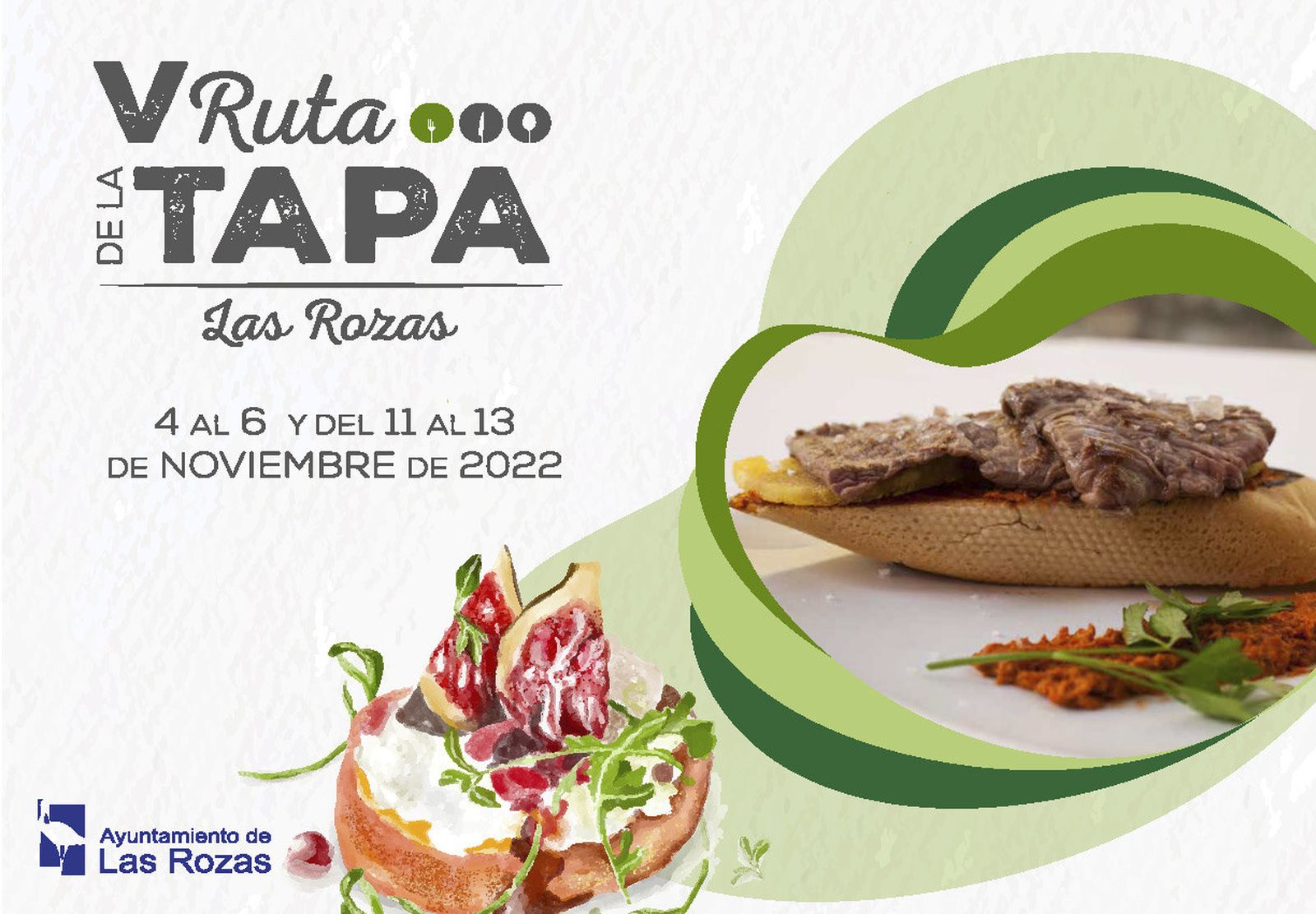 Cartel anunciador de la V Ruta de la Tapa
