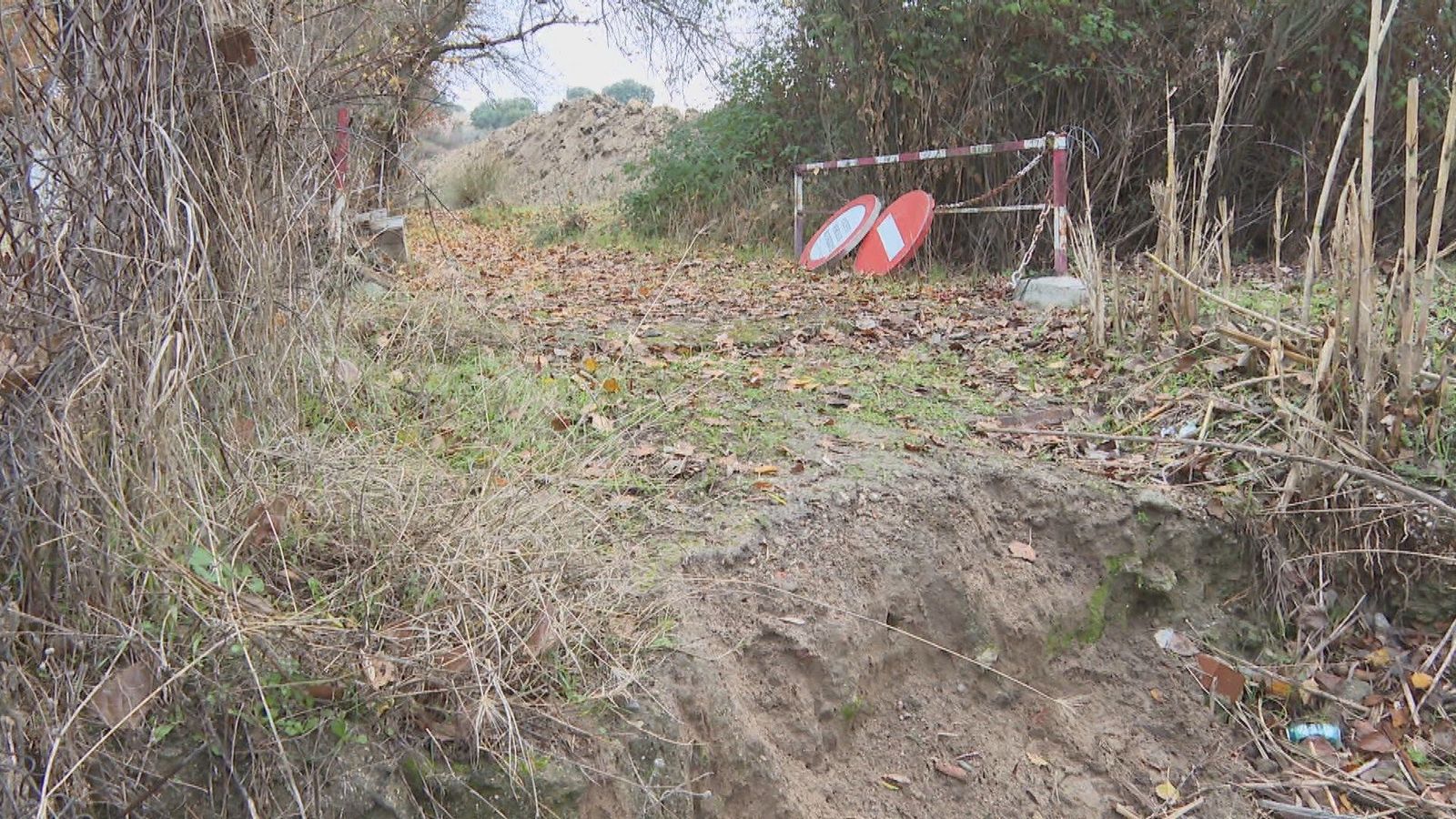 Los arroyos de Villamanta, sin limpiar dos años después de la DANA