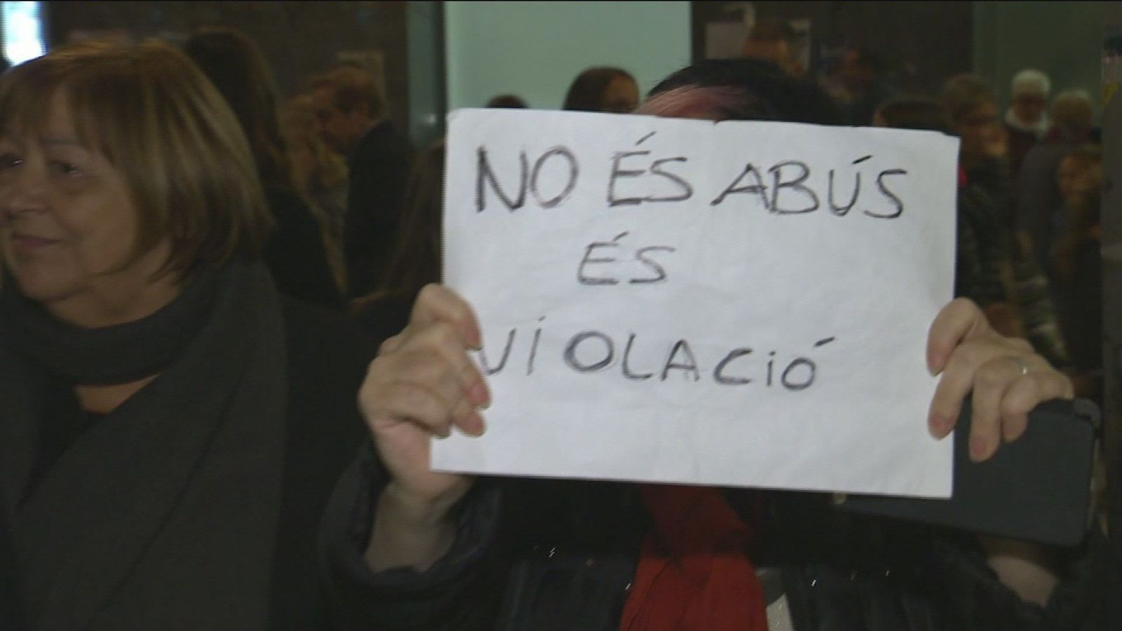 Indignación por el fallo de la Manada de Manresa