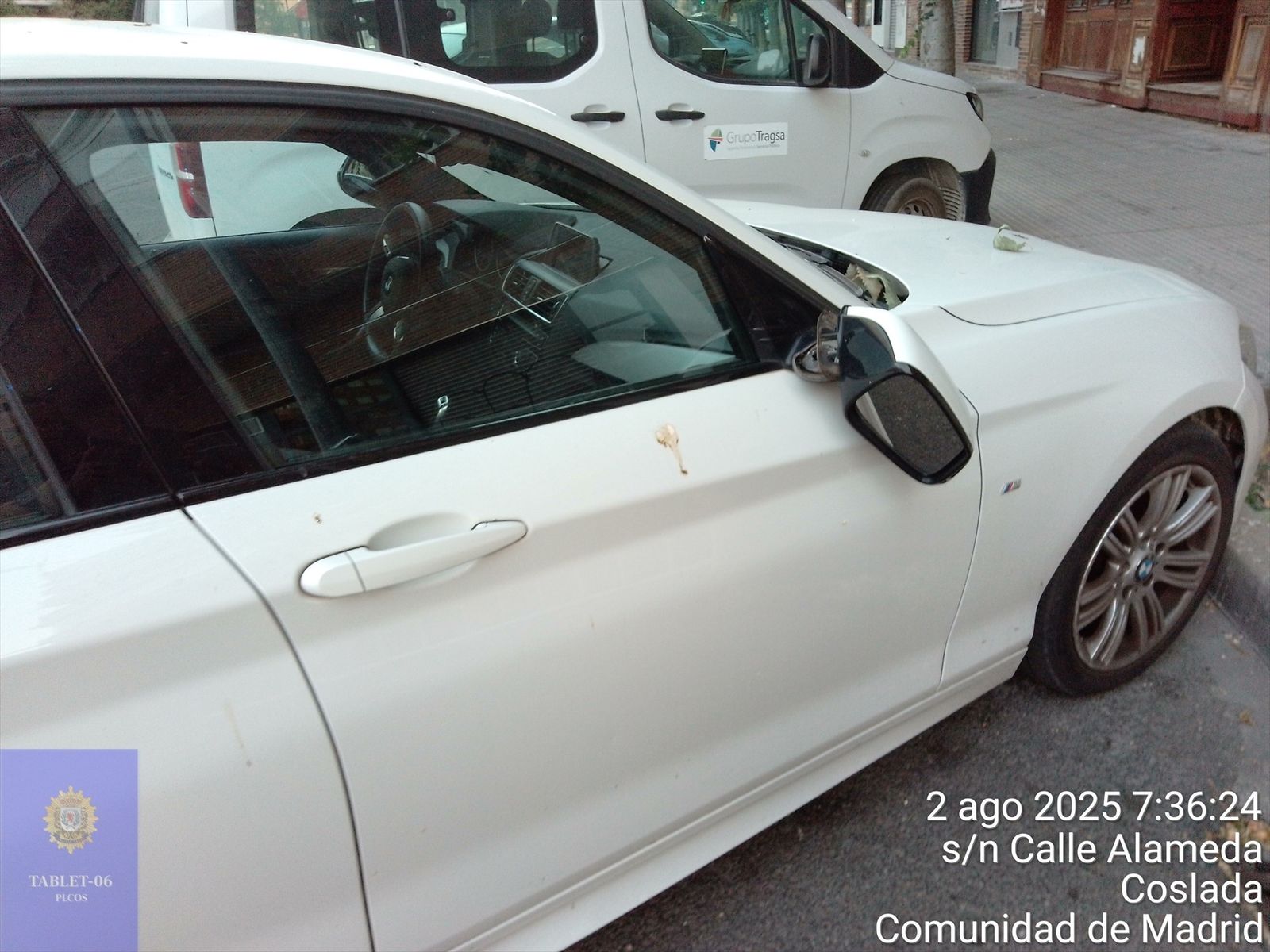 Tres jóvenes detenidos en Coslada por causar daños en 14 vehículos estacionados