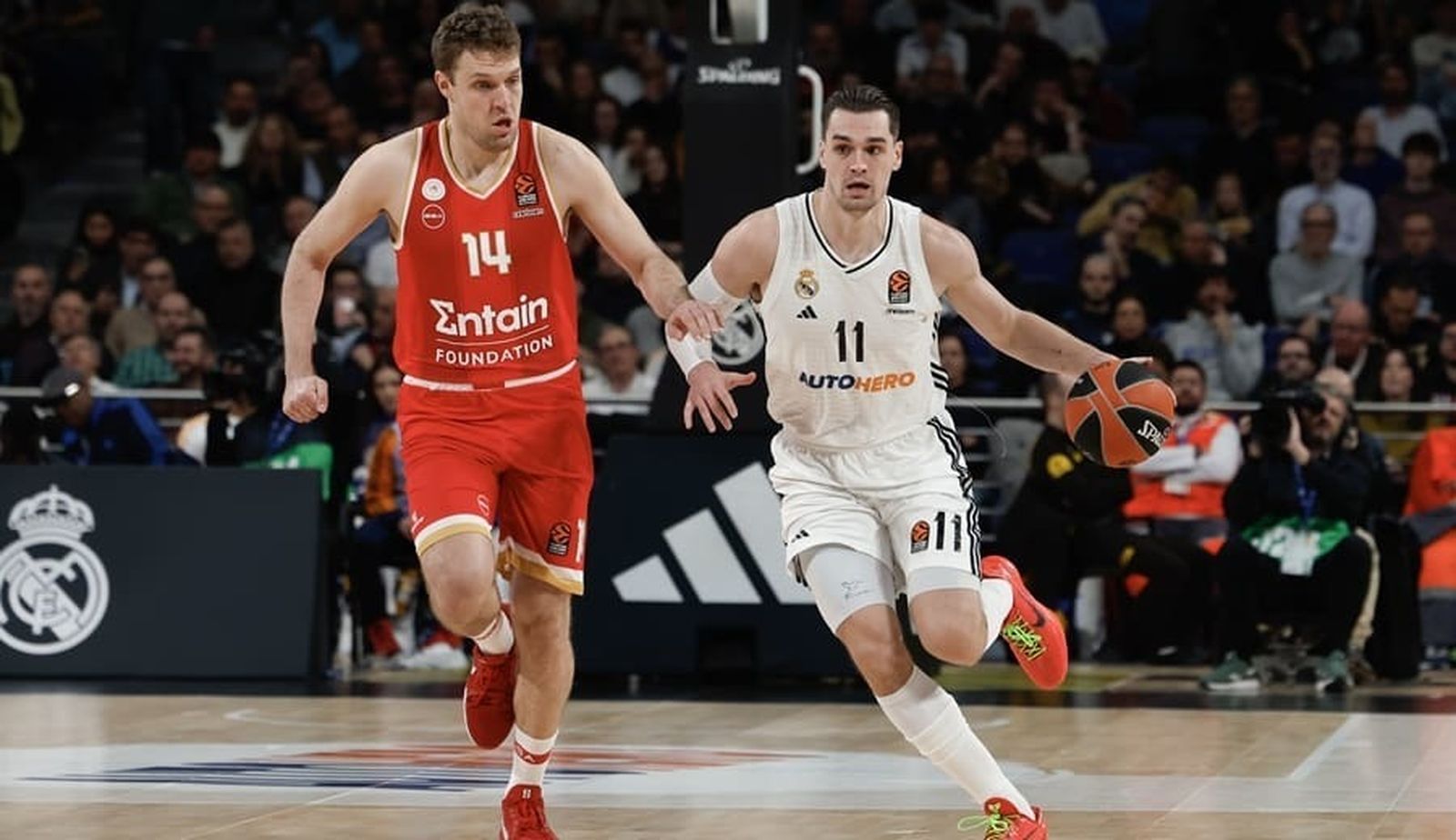 El Real Madrid, ante Olympiakos