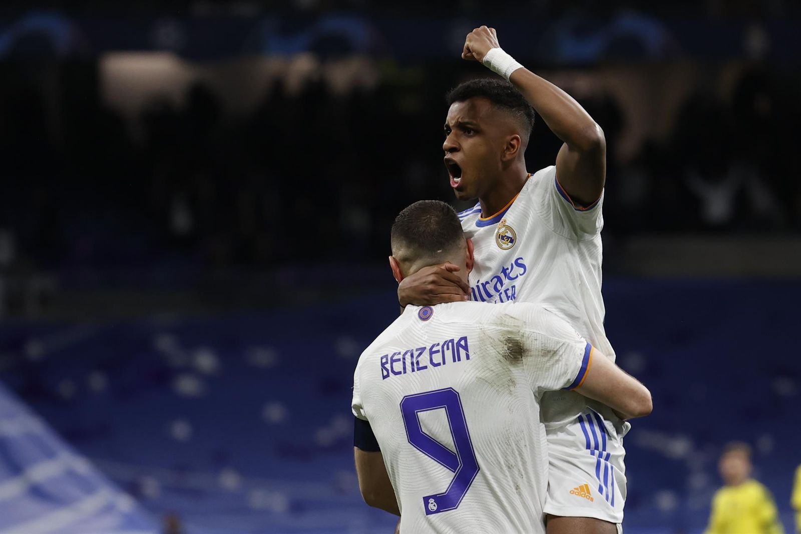 Rodrygo y Benzemá