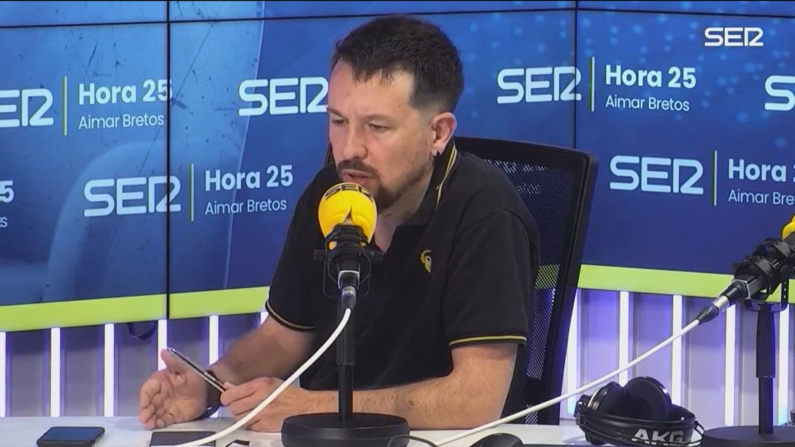 Pablo Iglesias califica de “admirables” los ataques activistas contra las sedes del PP y PSOE