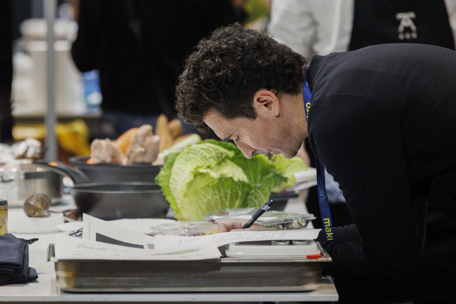 El chef Eneko Atxa, del restaurante Azurmendi, en Madrid Fusión 2024