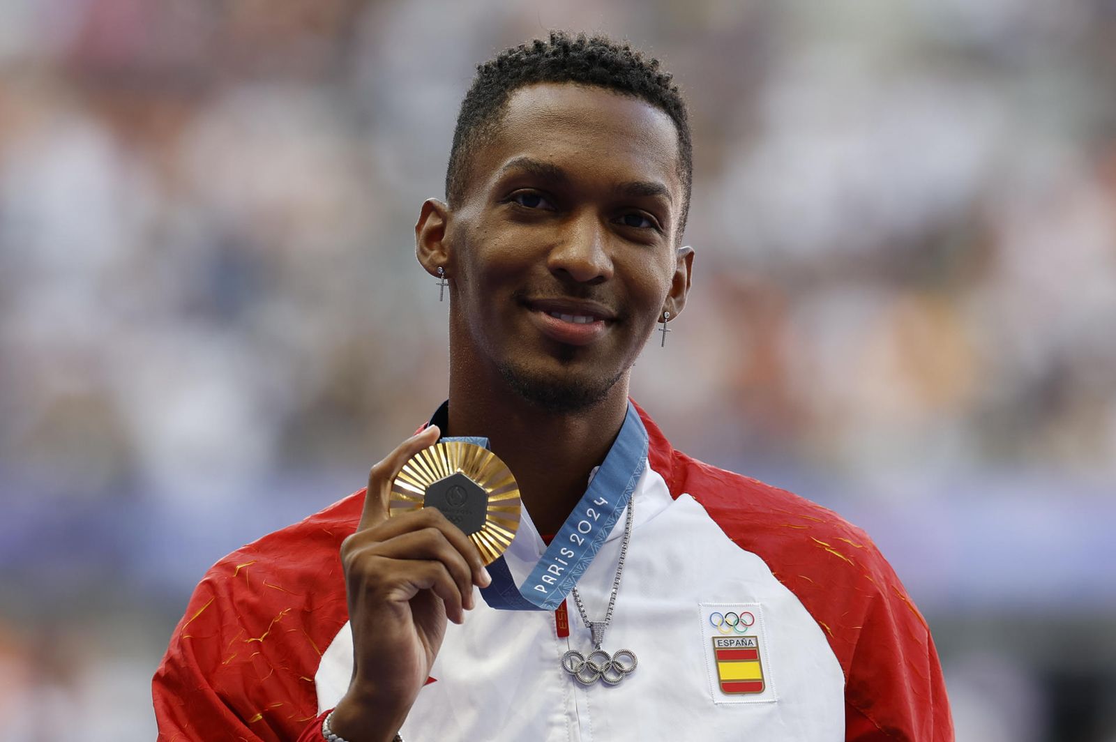 Jordan Díaz, oro olímpico en triple salto en París 2024