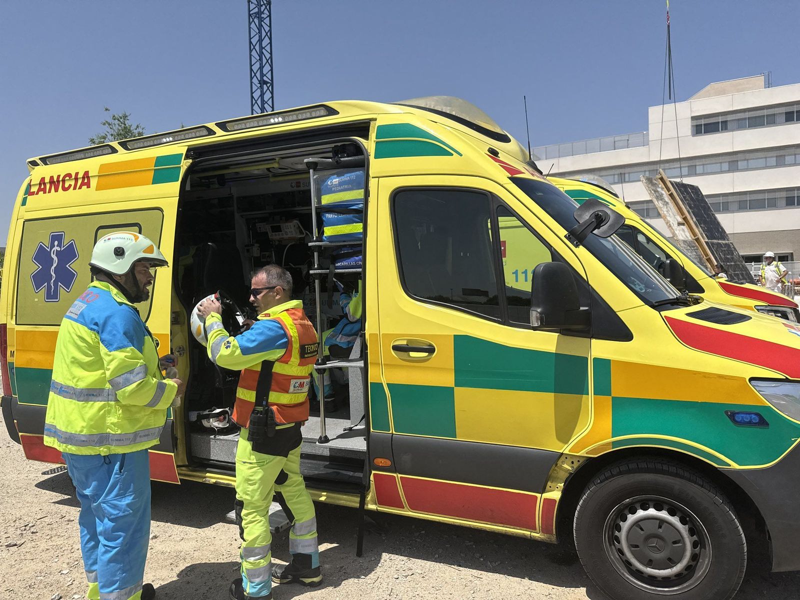 Muere un trabajador en Majadahonda y otro resulta herido en Chamberí en sendos accidentes