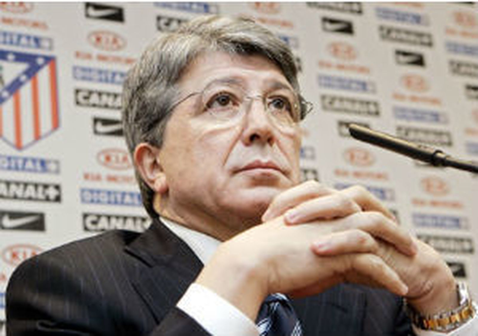 Enrique Cerezo, presidente del At. Madrid
