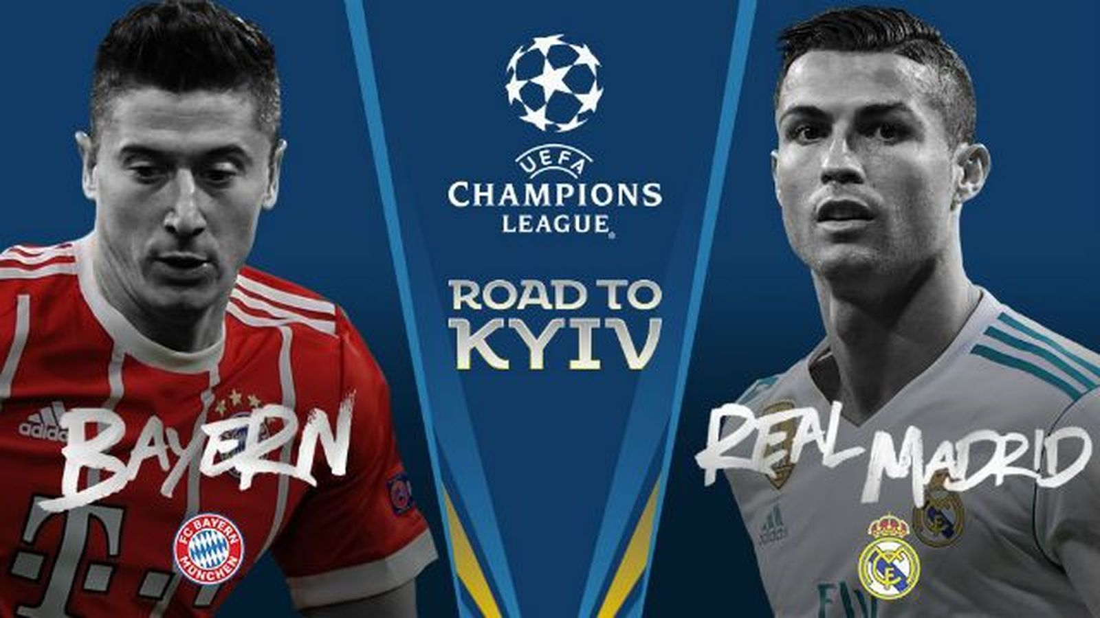 Bayern Munich-Real Madrid y Liverpool-Roma, semifinales de la Champions