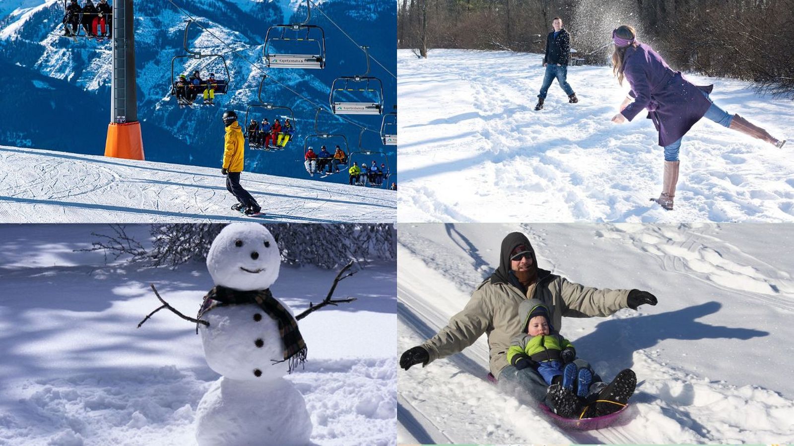Actividades con nieve