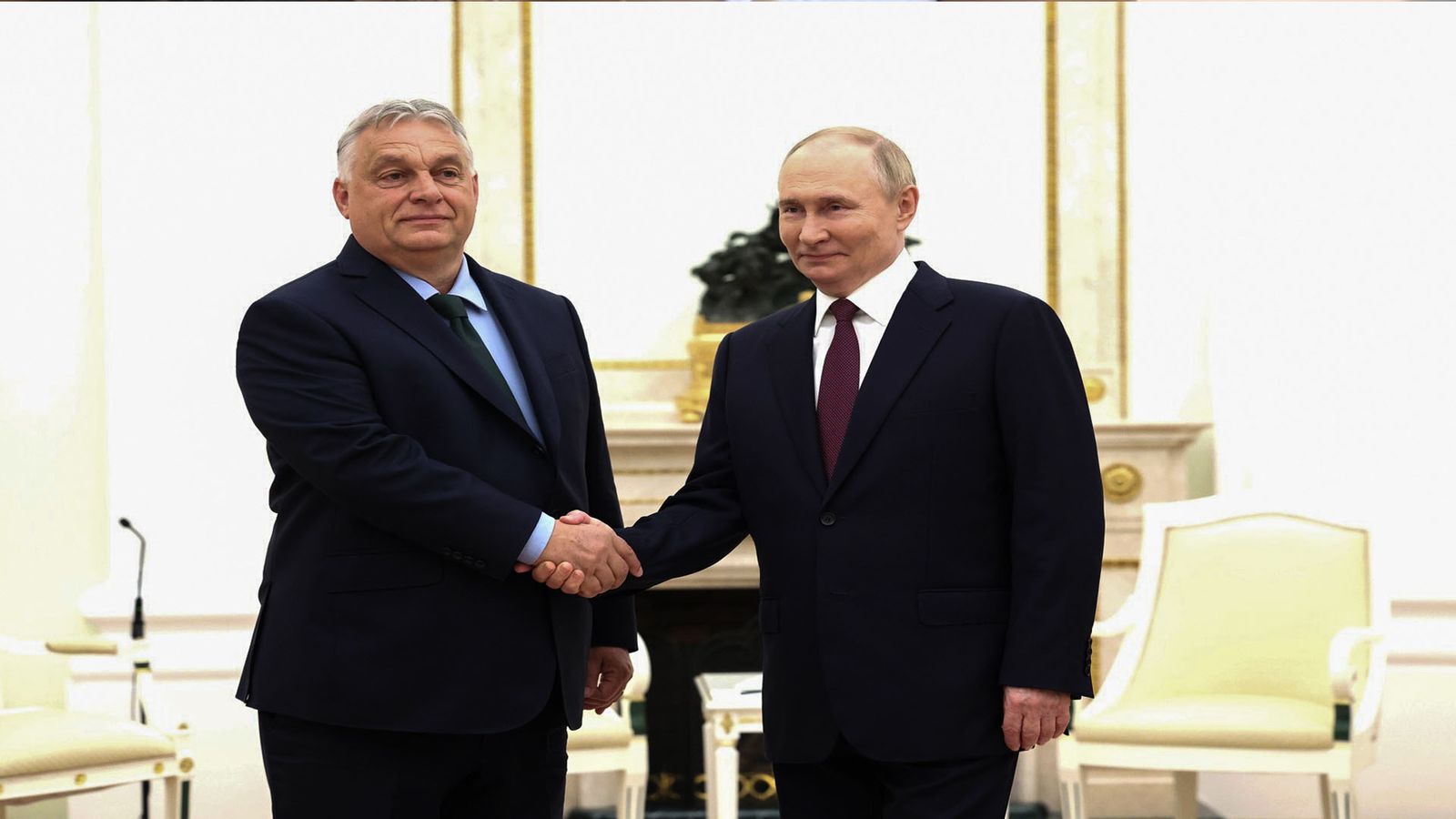 Reunión Putin y Orbán