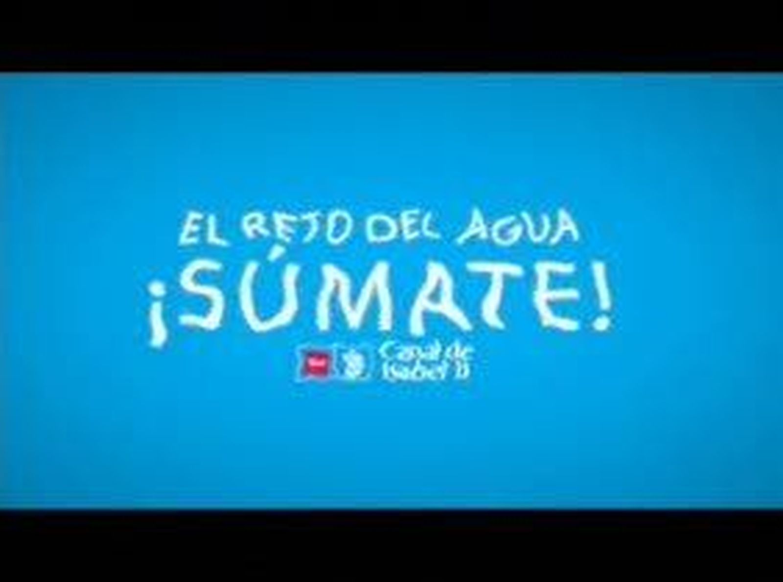 Súmate al reto del agua