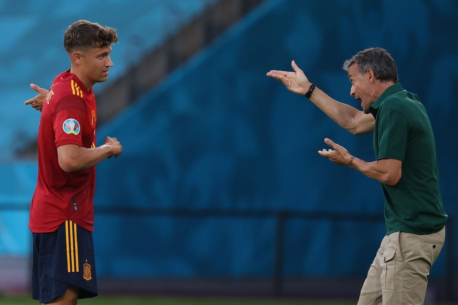 Marcos Llorente y Luis Enrique