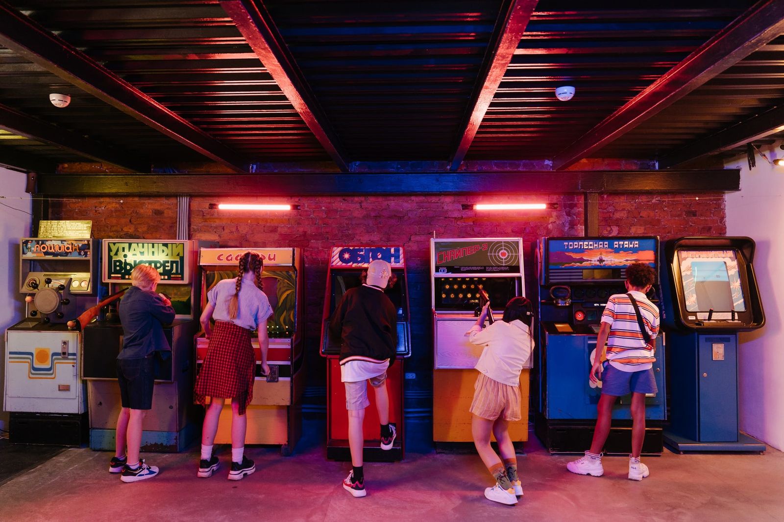 Máquinas recreativas de los años 80