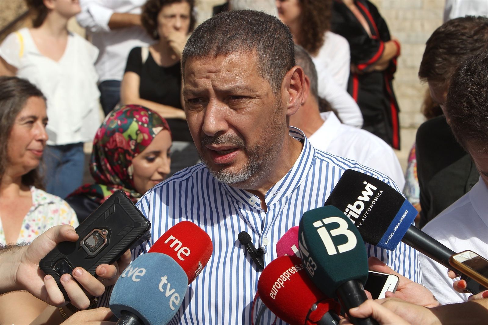 El presidente de Coalición por Melilla, Mustafa Aberchán