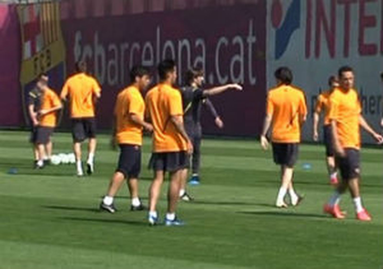 Entrenamiento del Barcelona