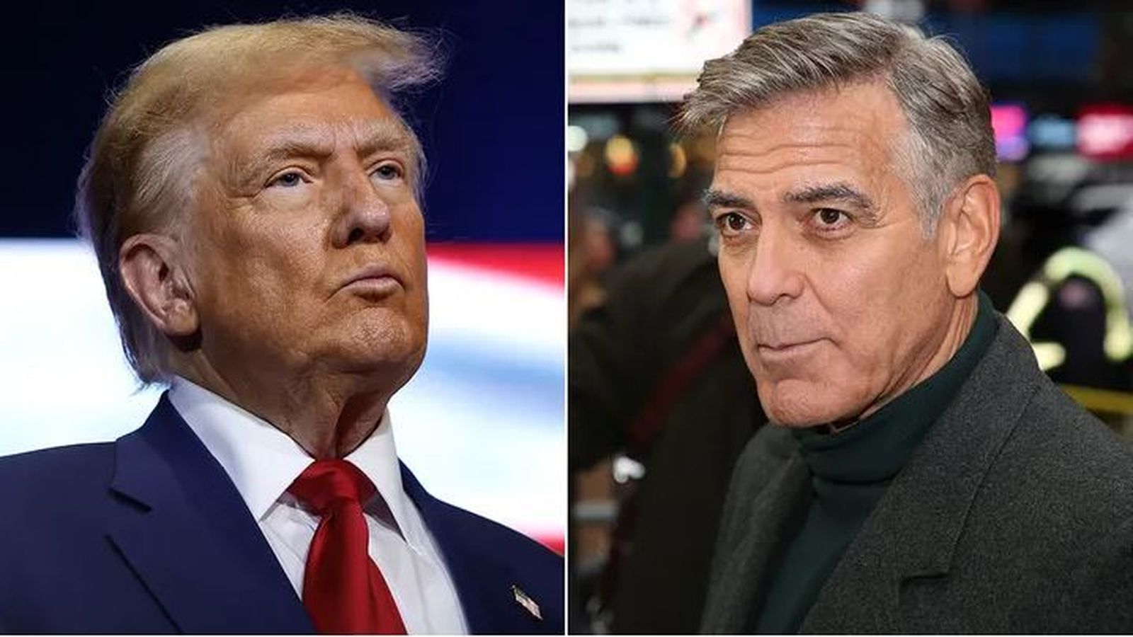 Trump y Clooney