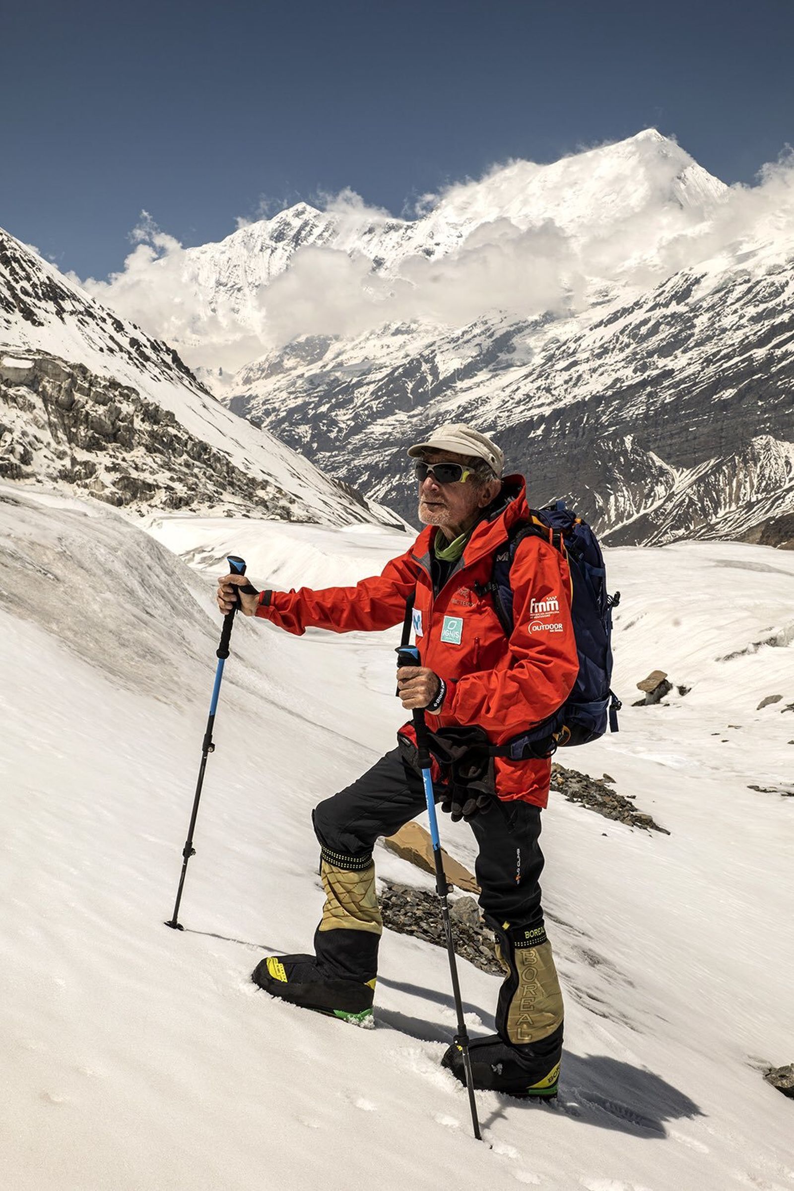El alpinista Carlos Soria