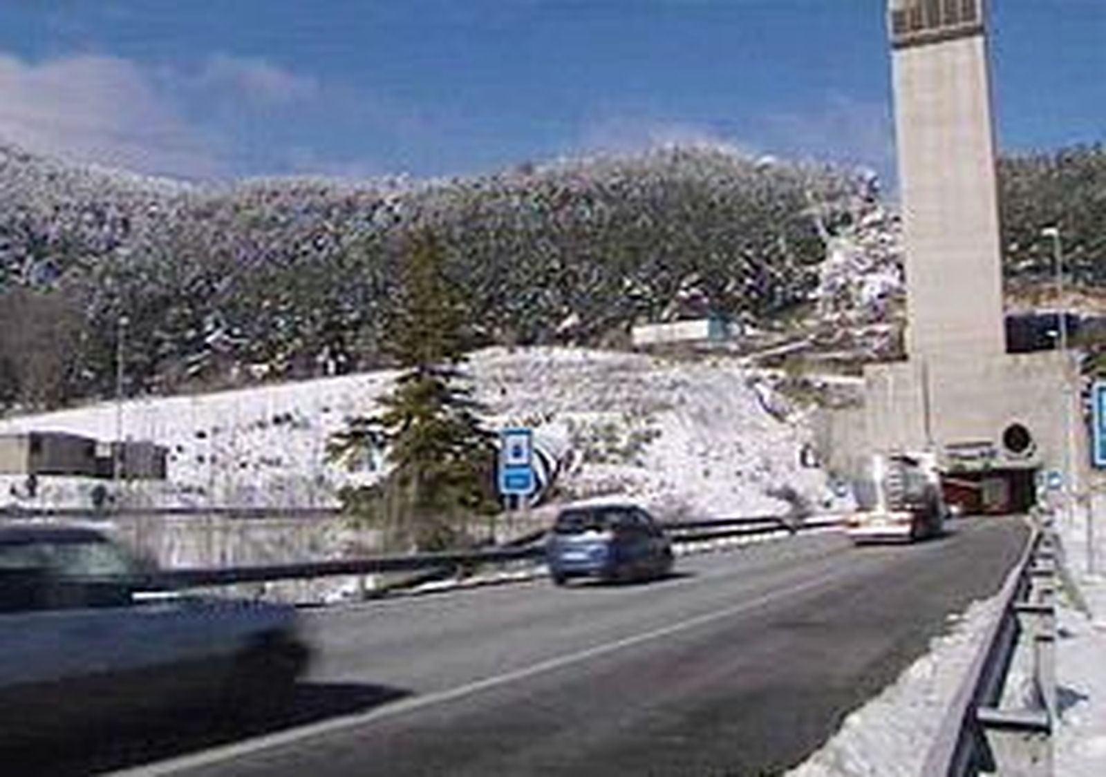 El radar de tramo en el túnel de Guadarrama ya multa