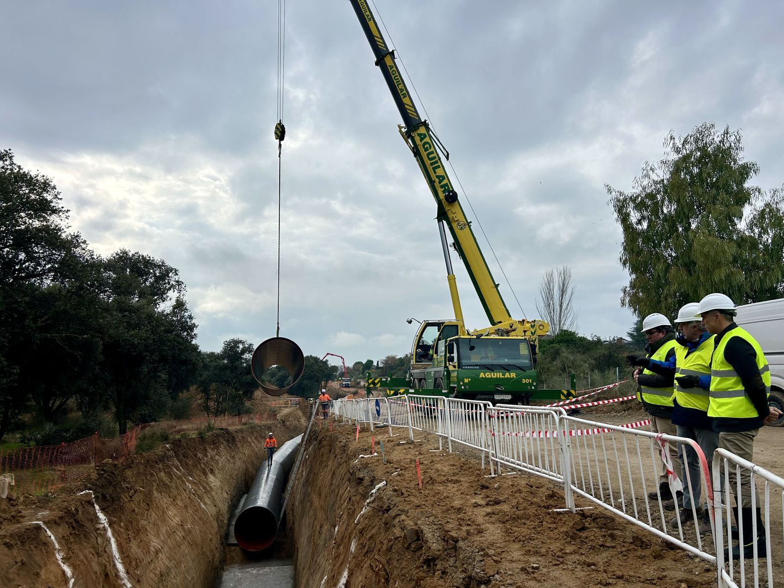 La M-50 del agua, 104 kilómetros de tuberías para transportar el agua a Madrid