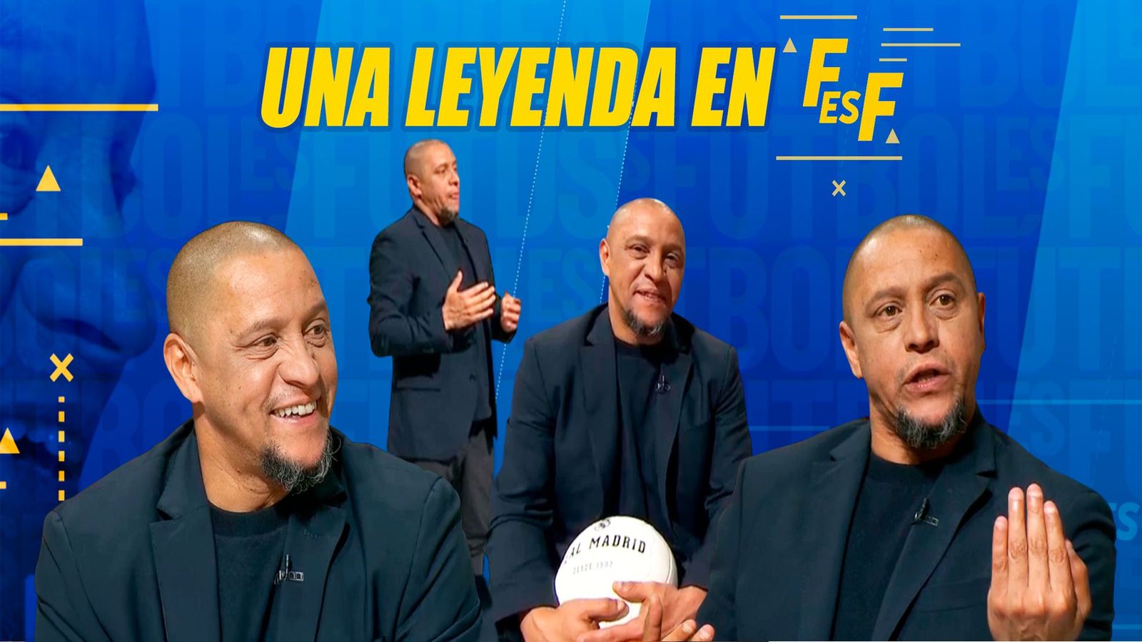 Roberto Carlos, la vuelta de un mito a 'Fútbol es fútbol'