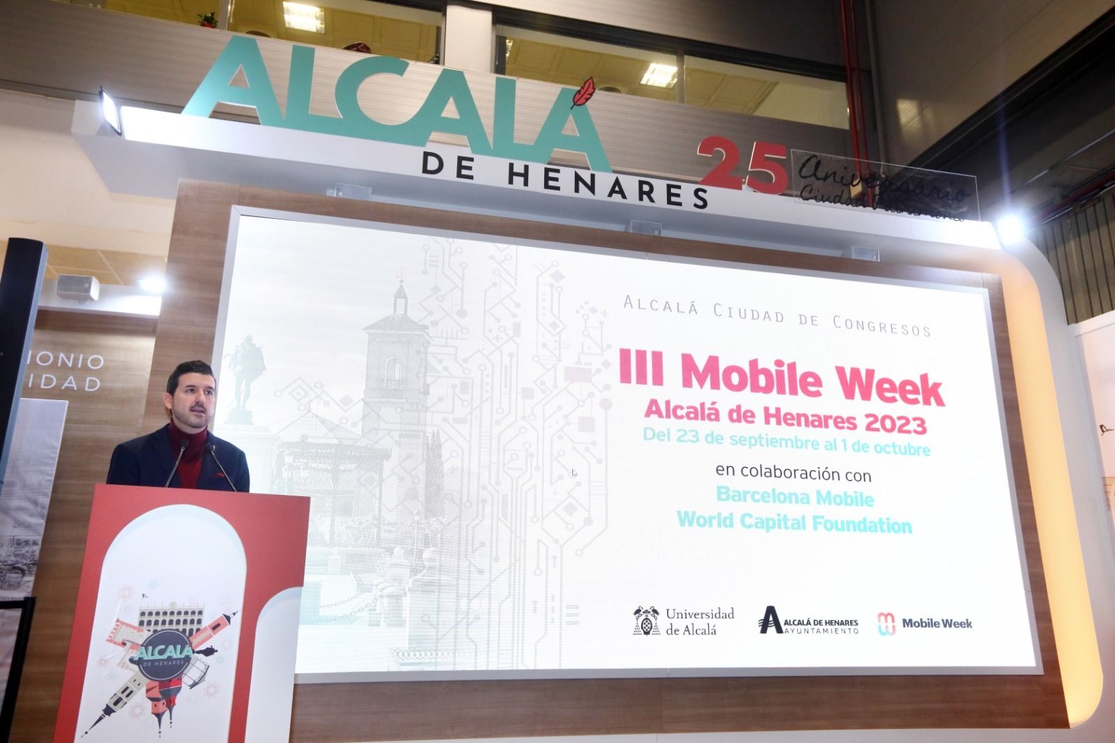 Presentación de la III Edición de la Mobile Week de Alcalá en Fitur