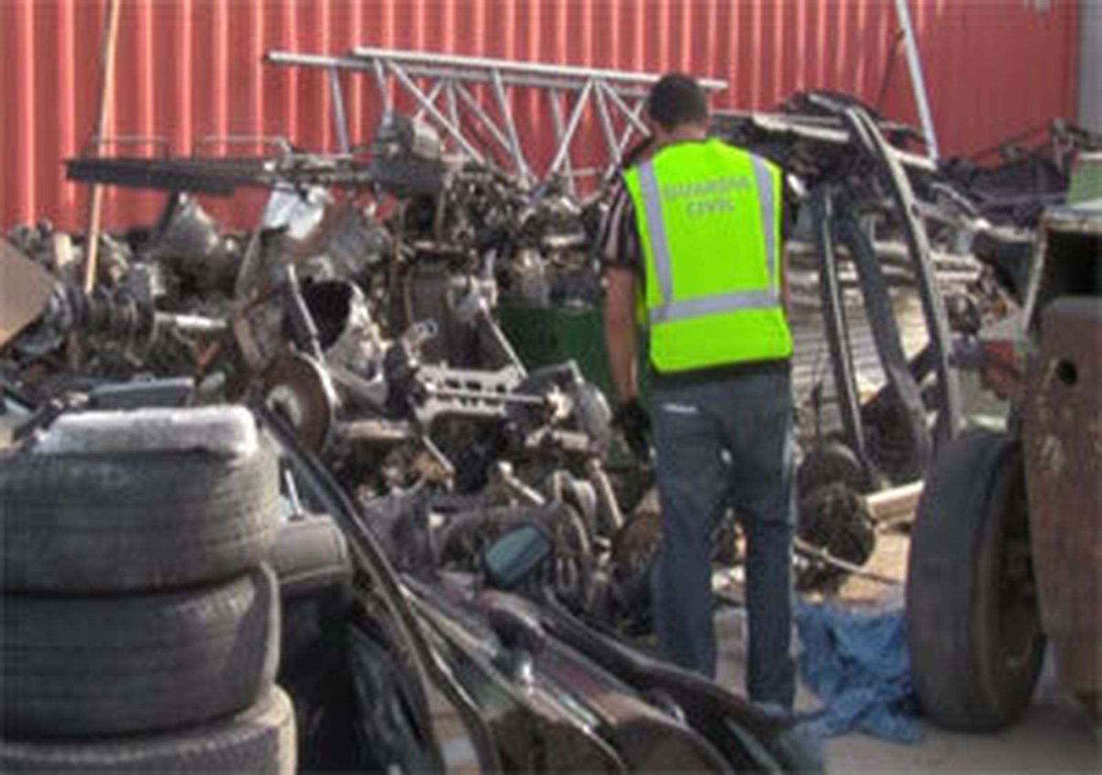 Desarticulada una red especializada en el robo y despiece de vehículos