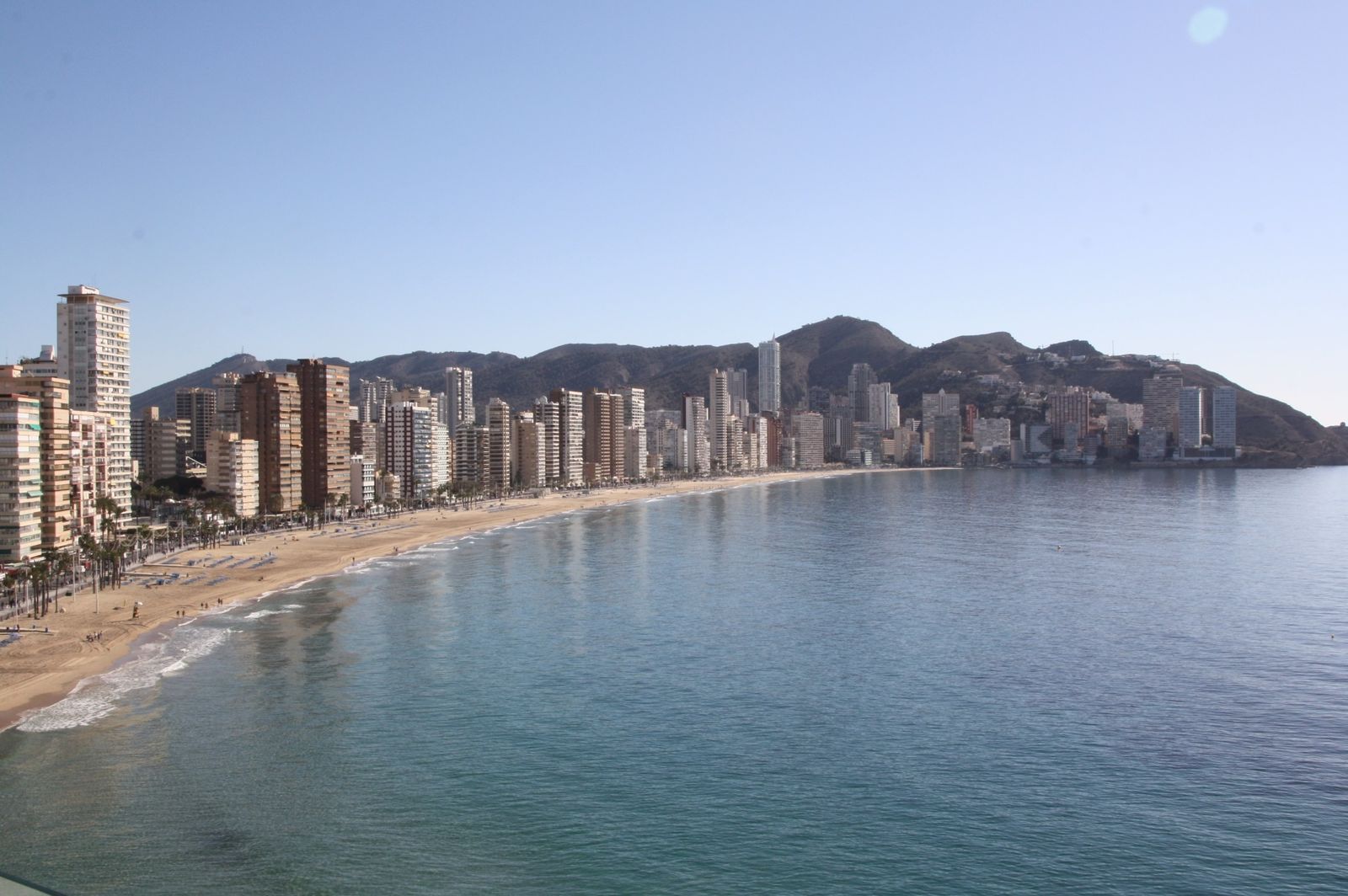 Playa de Levante de Benidorm
