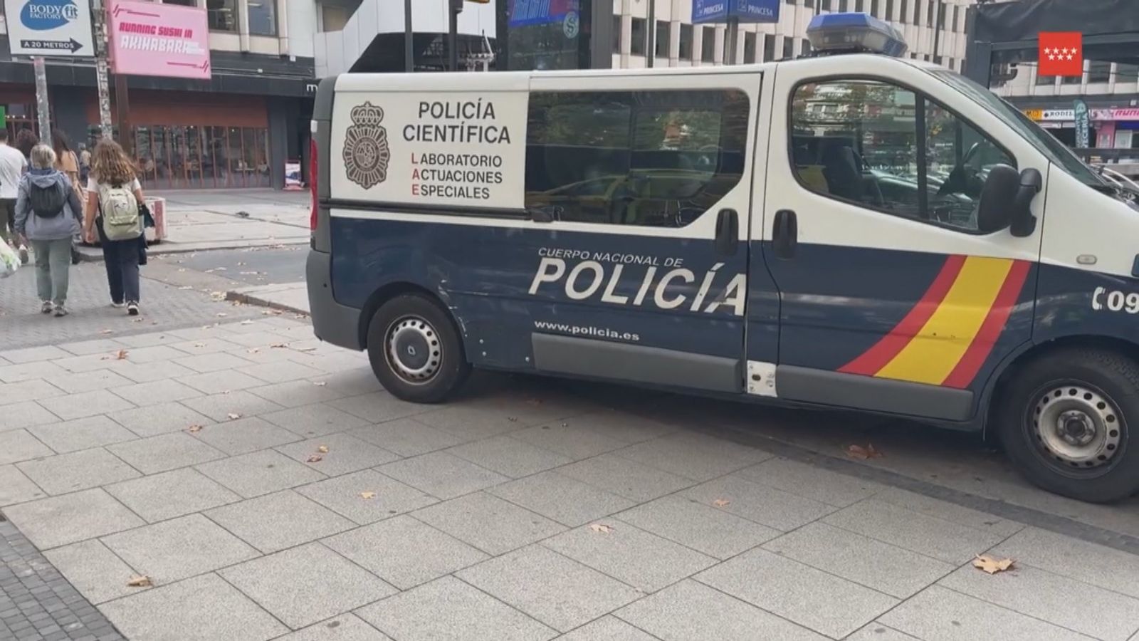 Hallan muerta a una mujer en un apartamento de la calle Princesa en  Madrid