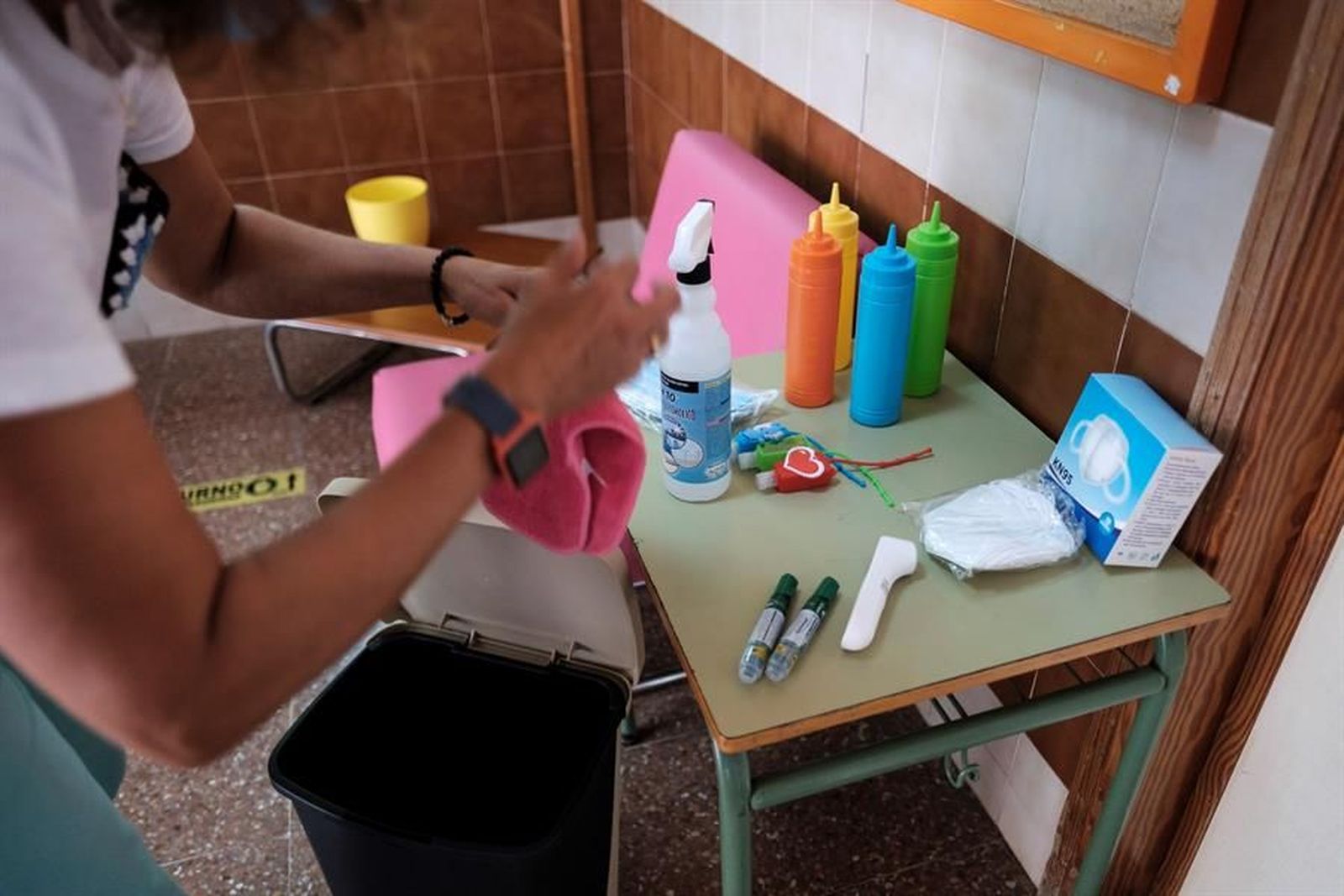 Más incidencias por Covid-19 en los colegios con una treintena de aulas cerradas en Madrid