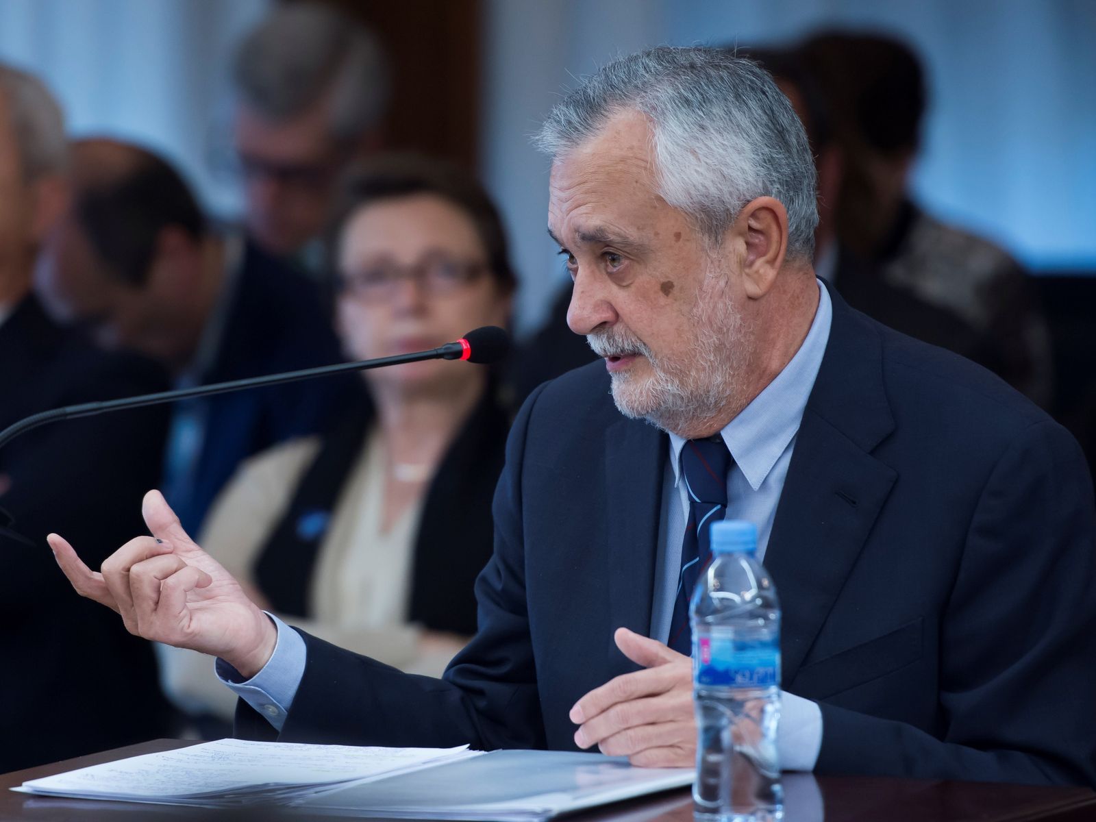 El expresidente andaluz José Antonio Griñán durante el juicio de los ERE