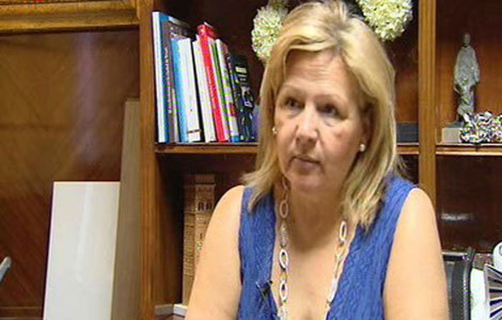 La presidenta de la AVT, Ángeles Pedraza