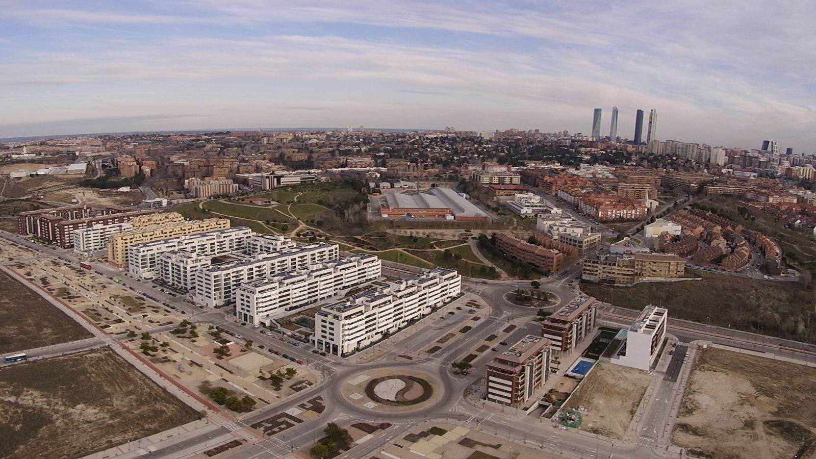Vista aérea del barrio de Arroyo del Fresno