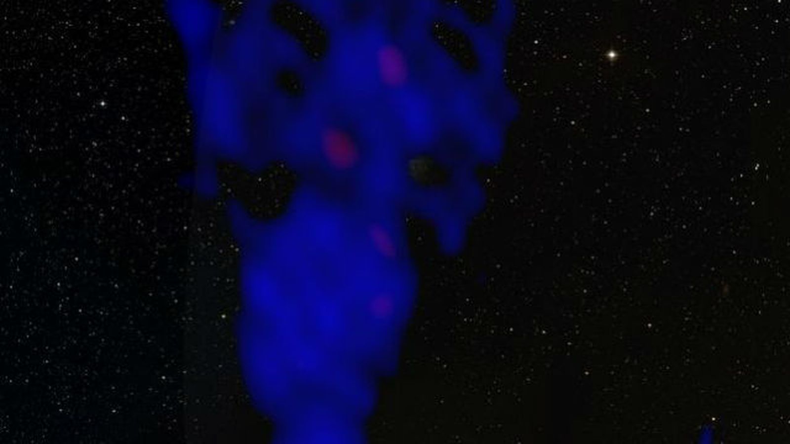 Una especie de tornado alumbra los sistemas solares