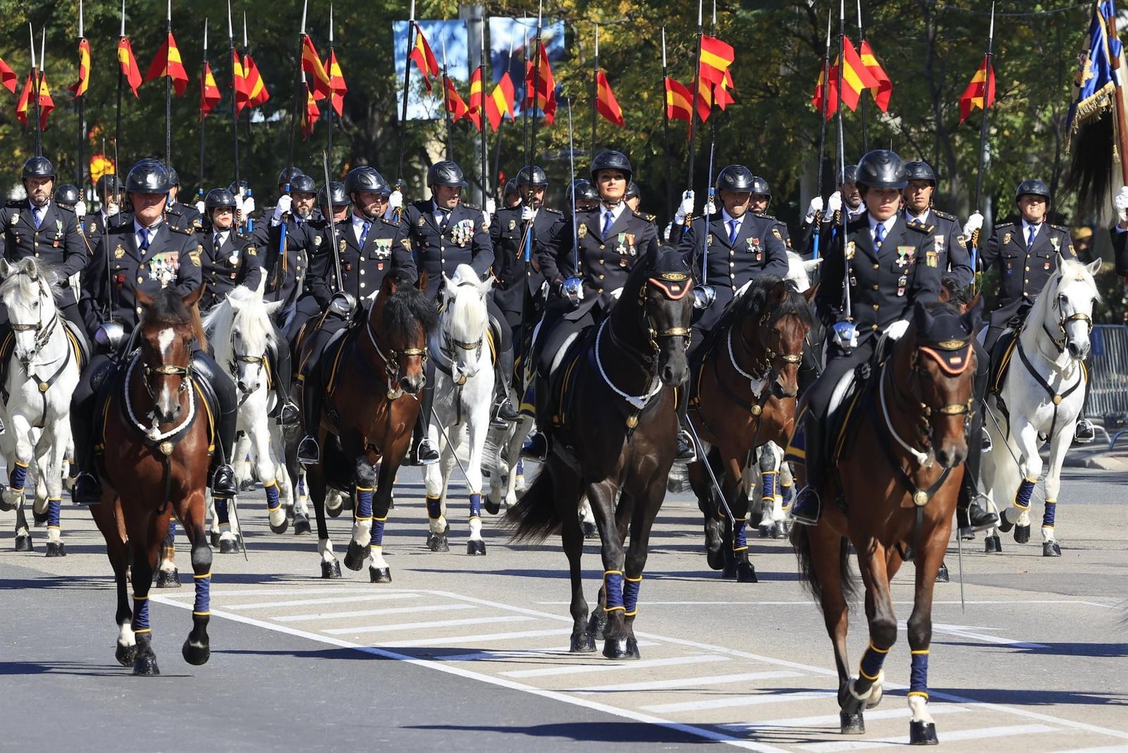 Madrid, escenario del Desfile Militar en el día grande de la Fiesta Nacional