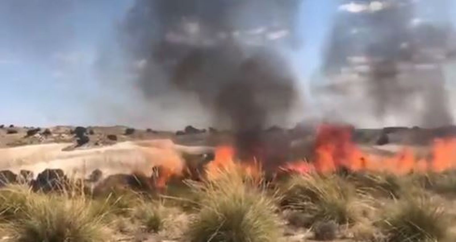 Incendio en  Villarejo de Salvanés