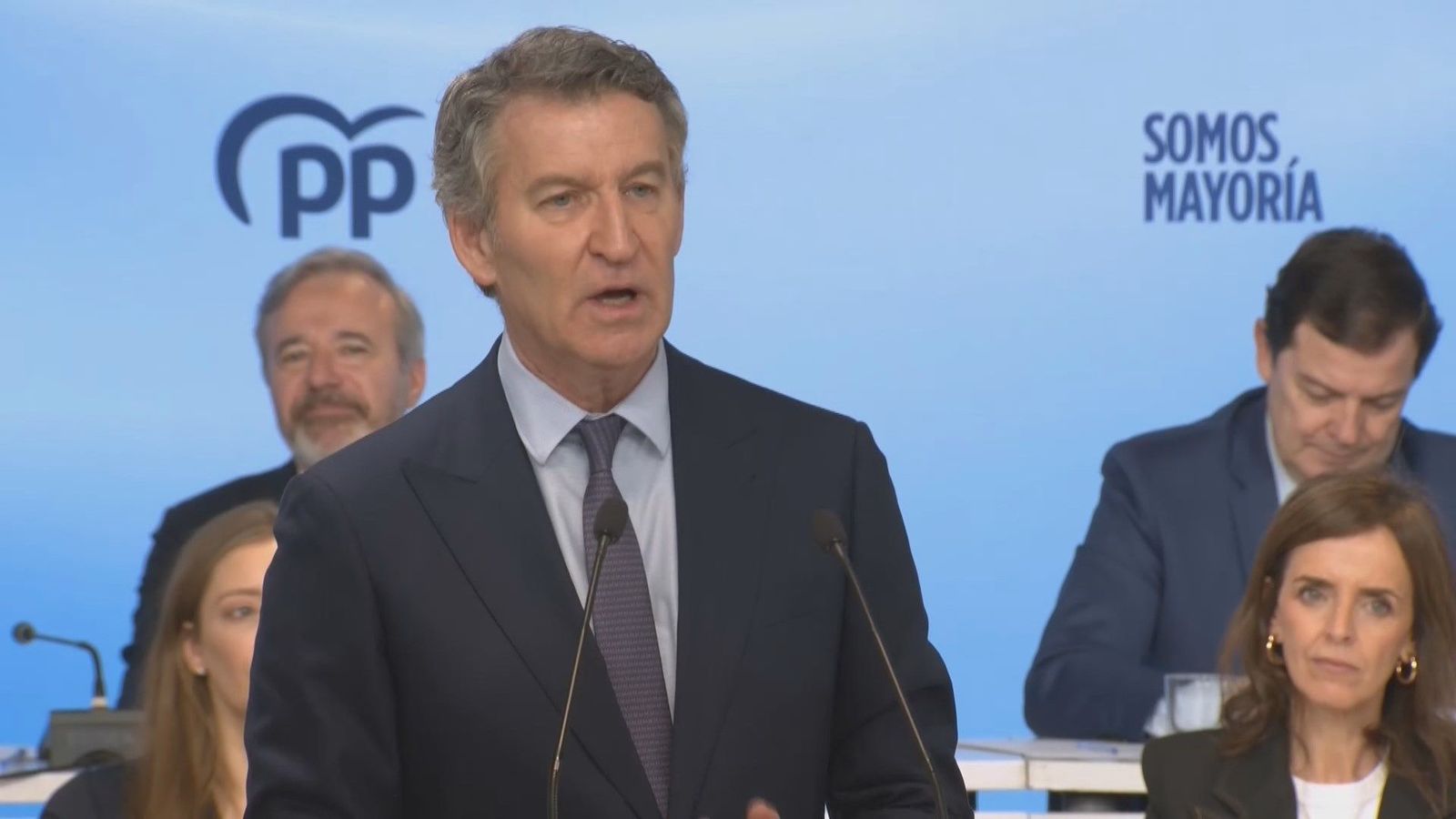 Feijóo pide a Vox "responsabilidad" en Aragón donde "los ciudadanos han dicho 'no' a Sánchez"