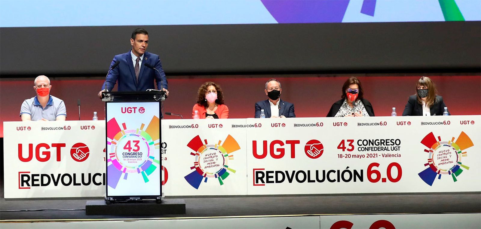 Sánchez interviene en el 43 Congreso de UGT
