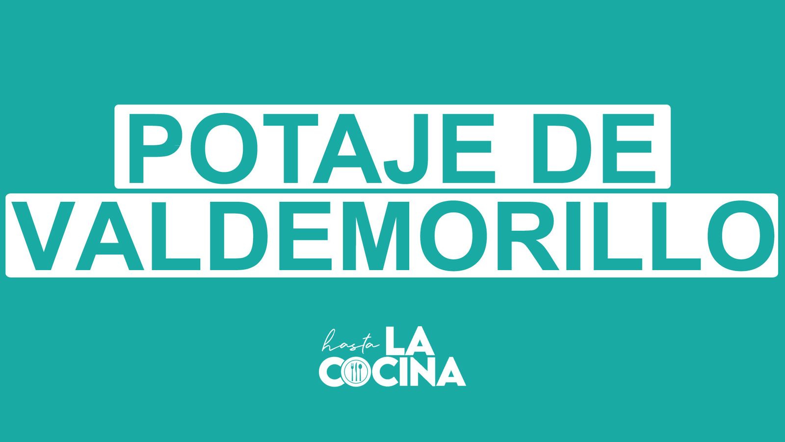 Receta de potaje de Valdemorillo
