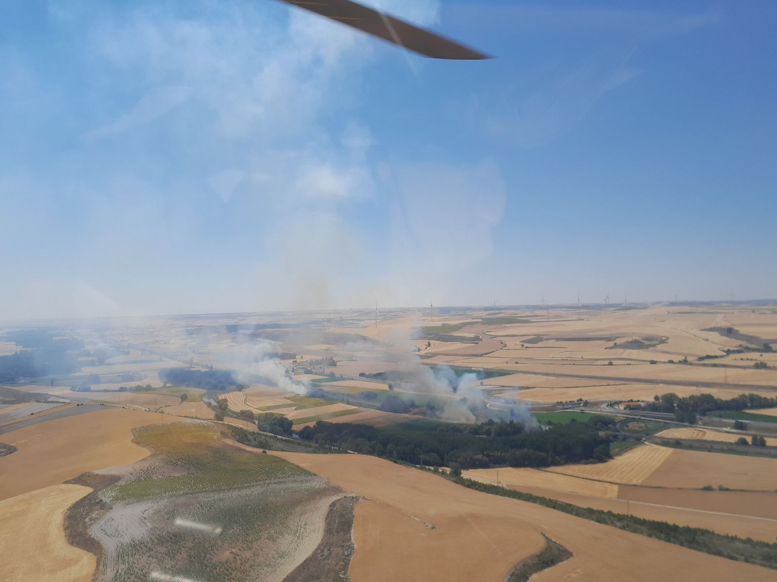 Incendio nivel 2  en Buniel, Burgos
