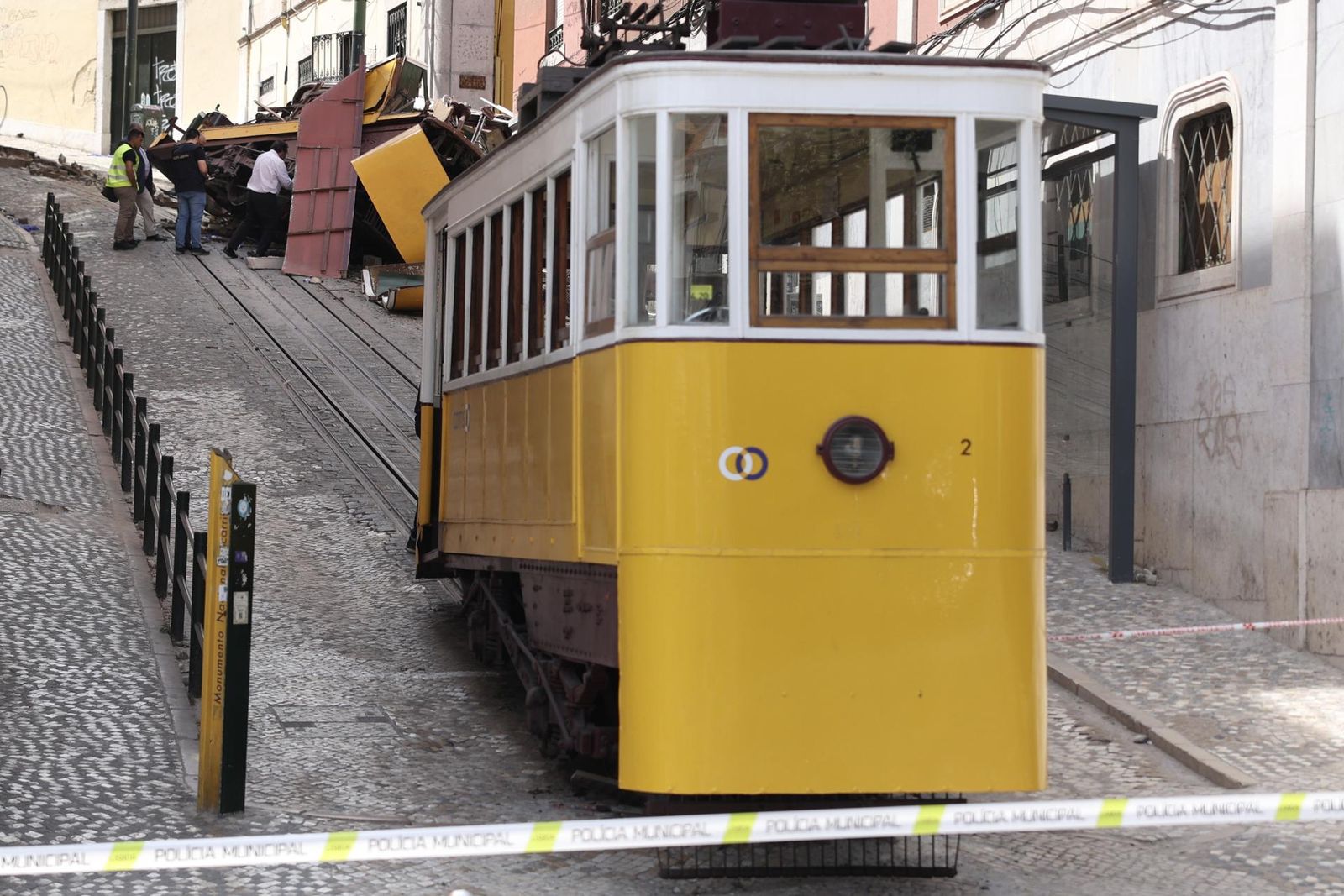Funicular accidentado en Lisboa