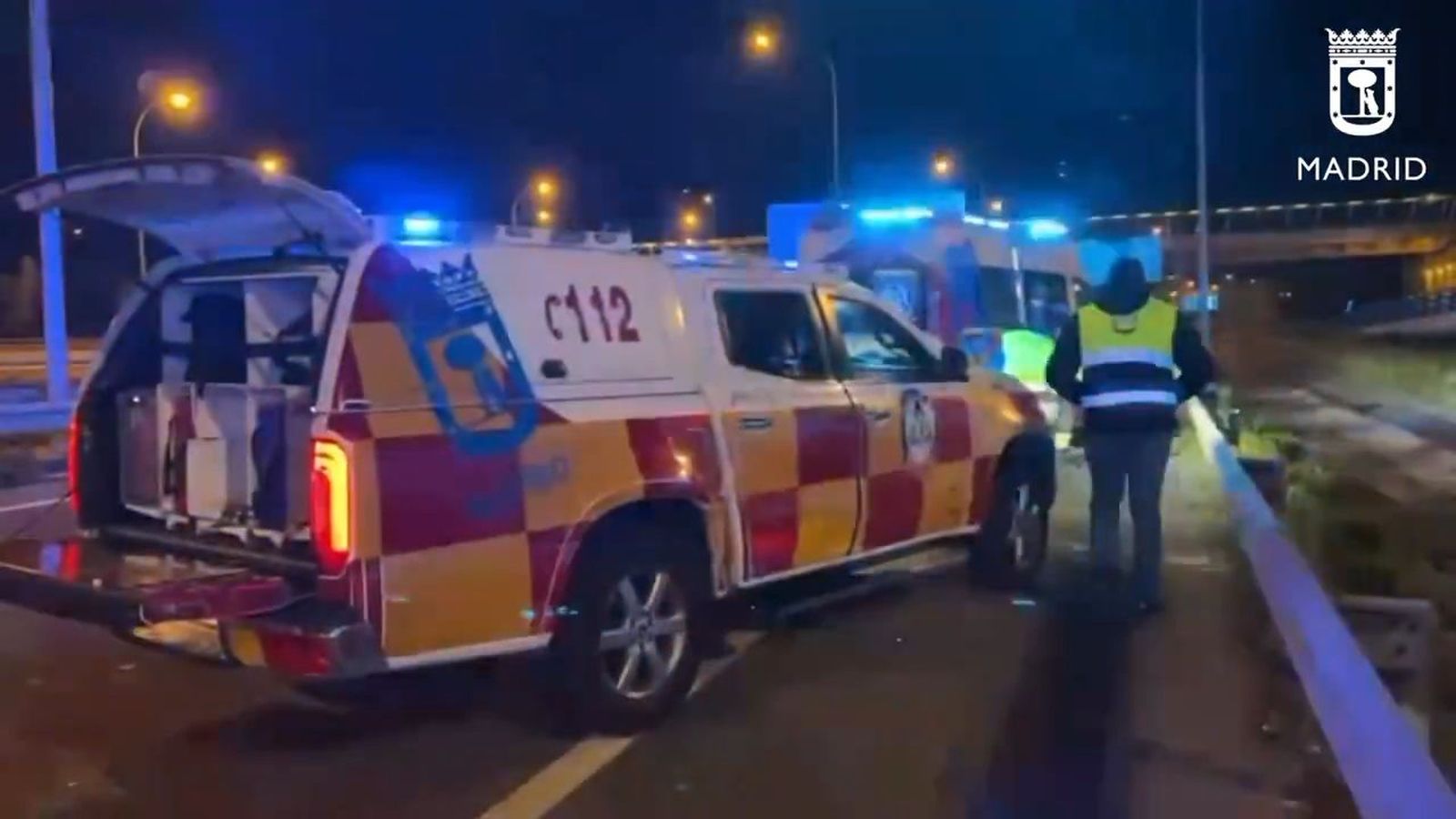 ACCIDENTE DE MOTO EN VALLECAS