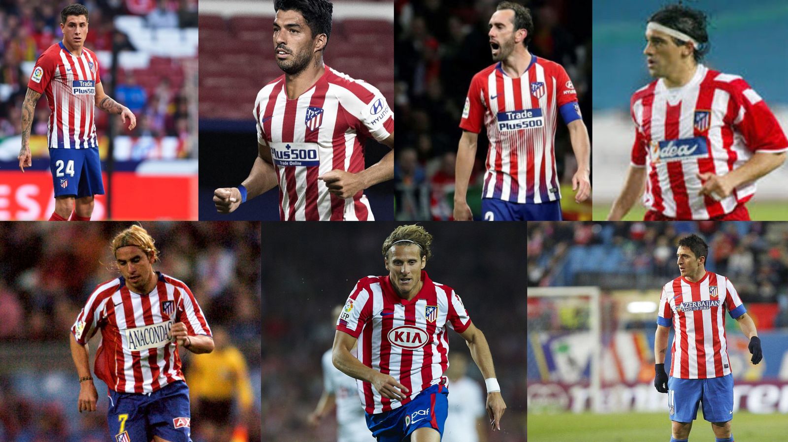 Jugadores uruguayos en el Atlético de Madrid