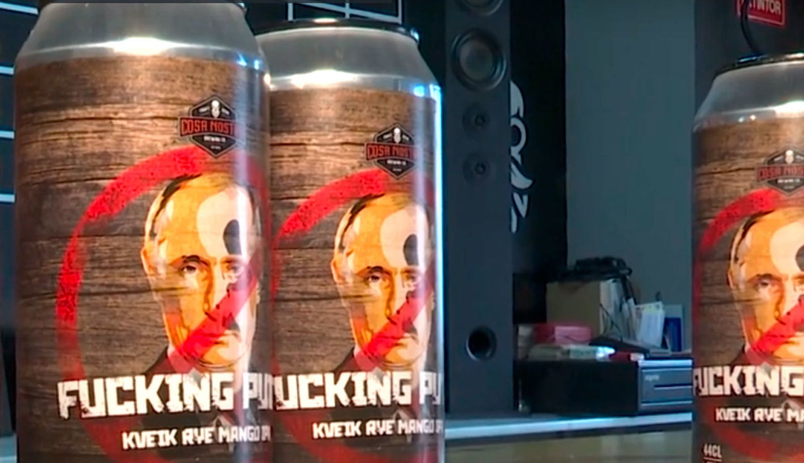 Una cervecera de Sagunto lanza una cerveza antiPutin en solidaridad con el pueblo ucraniano