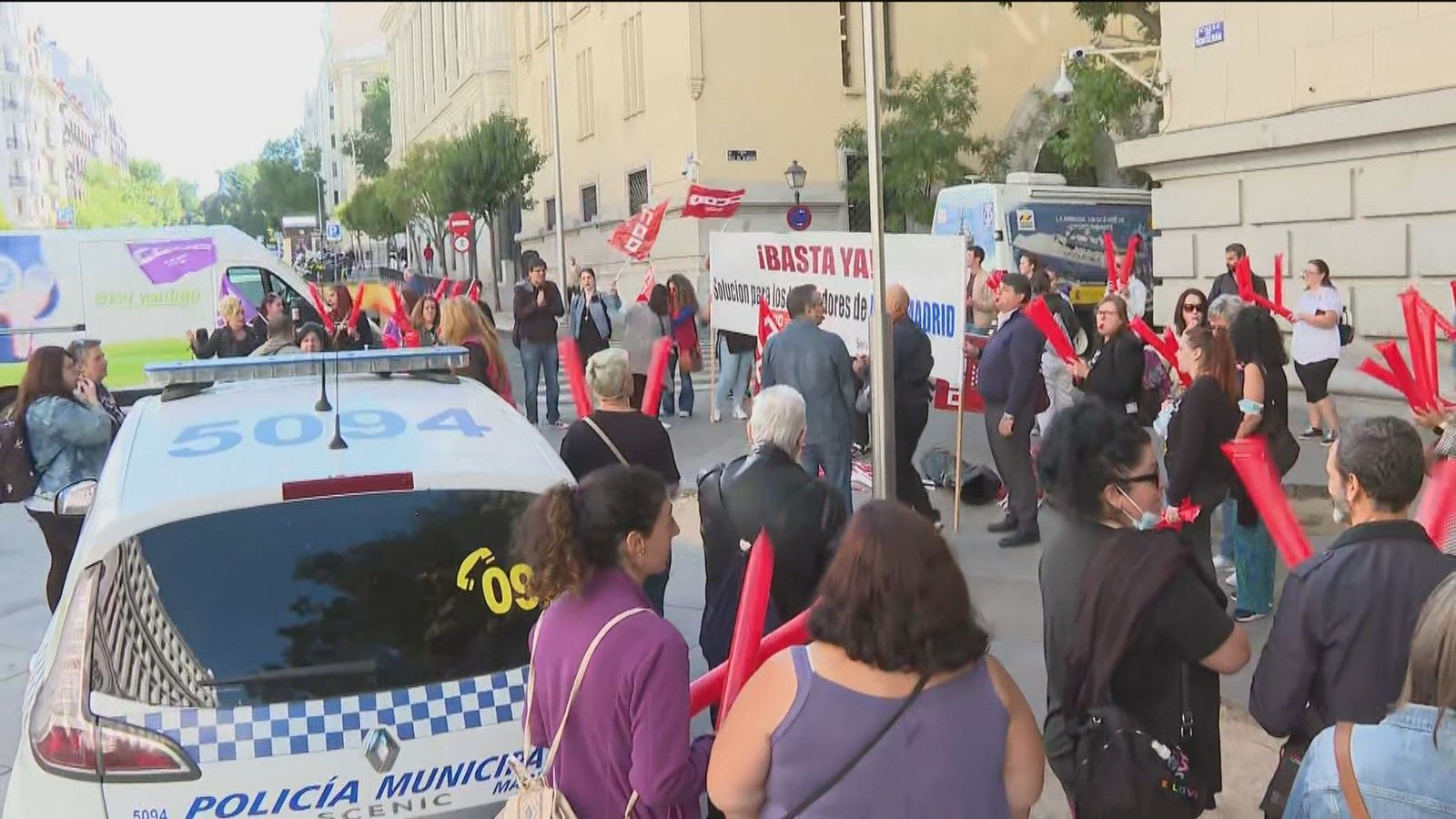 Los trabajadores de la línea 010 comienzan un paro indefinido