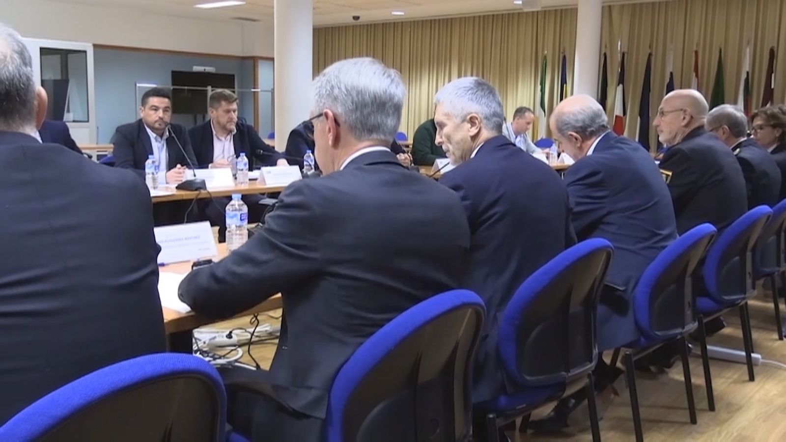 Fernando Grande-Marlaska  preside la reunión del Consejo de la Policía
